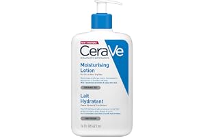 CeraVe Lait Hydratant | 473ml | Crème Hydratante 24h Nourrissante à l'Acide Hyaluronique Corps & Visage pour Peaux Sèches à Très Sèches