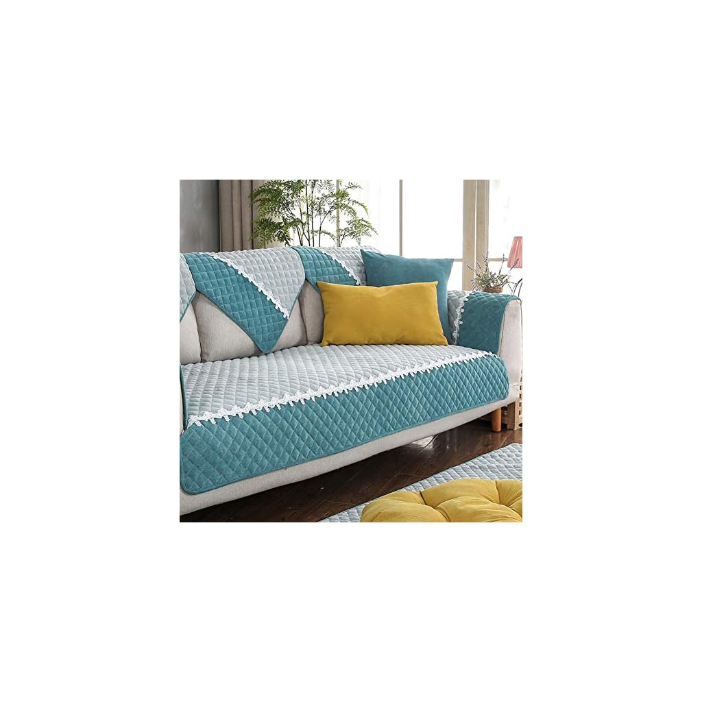 SIMPLE LOVE Couch-Abdeckung Schnittsofabezüge Velvet Sofa Slipcover