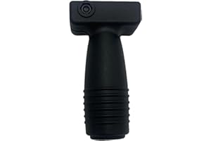 HOUSON Airsoft FrontGriff, Nylon Ergonomischer Griff Taktischer Griff Vertikaler Griff für 20mm Picatinny Schiene Montage(Runden)