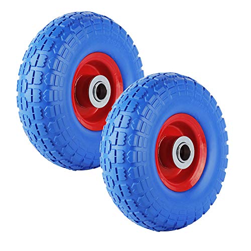 Forever Speed Brouette Roue Roue Increvable PU Pneus Ø255mm/3.50-4 PU Foam roue