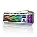 Produktbild LeaningTech LTC-K828 104 Key Anti-Ghosting Wasserdicht RGB LED Hintergrundbeleuchtung Tastatur mit USB-Kabel, Gaming Keyboard für PC Spiel und Büroarbeit - US Layout