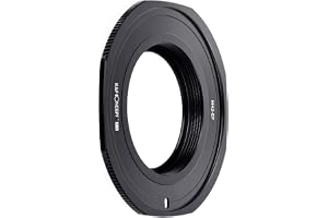 K&F CONCEPT uppdaterad M42 till EOS linsmonteringsadapter, kompatibel med M42 skruvmonteringslins och kompatibel med Canon EOS EF EF-S monteringskamera kropp