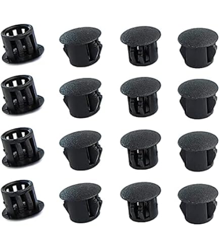 Coperture Foro Vite 12mm Tappi Coprivite Per Mobili - Coperture Esagonali Foro 12 Mm, Push Fit - Bianco, Nero, Grigio Tappi Vite Bianco Nero Grigio - Foto 8