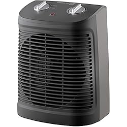 Rowenta SO2320F2 Radiateur et Ventilateur Soufflant Instant Comfort Compact Chauffage d'Appoint et Ventilation Chaud Froid 2 Vitesses 2000W Silencieux Gris