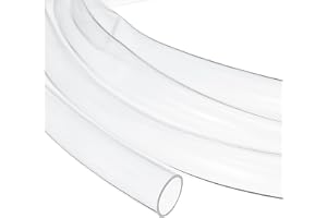 QUARKZMAN Genomskinlig PVC-slangrör 13 mm ID x 15 mm YD 2,6 m PVC-slang