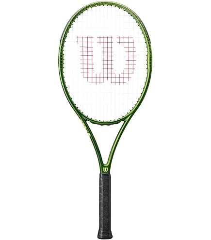 Raquette De Tennis Wilson Blade Feel Comp Jr Pour Jeunes - Verte, Légère, Idéale Pour Les Compétitions