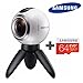 Produktbild Samsung Gear 360 Degree Cam + Micro SD 64GB Spherical Camera SM-C200 for Galaxy S7, S7 Edge, S6, S6 Edge, S6 Edge Plus, Note 5 (International Version - No Warranty)