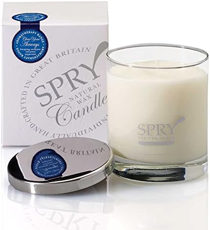 Spry Candles Medium Candle, Aromatherapy Clear Your Airways, Natural