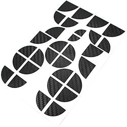 Carbon emblem coins pour bMW