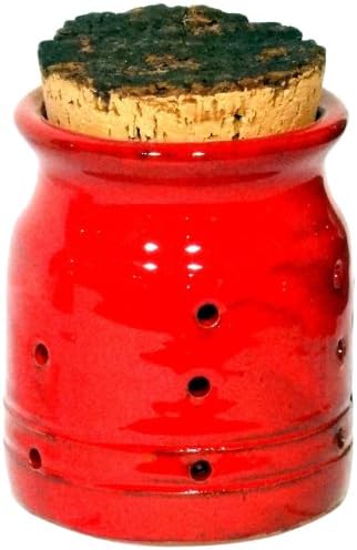 Amazing Tableware - Bowls, Platters & Jugs Terracotta Garlic Jar, Red