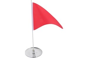 CORHAD Golf Hole Cup and Flag Lightweight Golfing Practice Flag for Putting Training with Textured Surface and High Visibility for Improved Accuracy