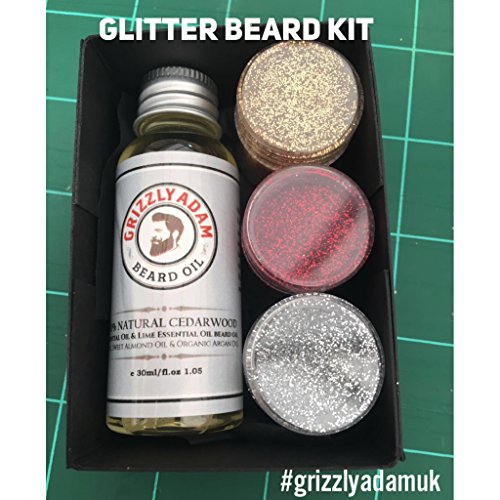 Glitter Beard Kit by GRIZZLY ADAM