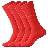 Laulax® 4 Pairs High Quality Finest Combed Cotton Suit Socks, Gift Set