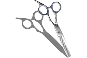PLABBDPL Forbici per Sfoltire i Capelli Professionali Forbice Parrucchiere Dentate per Sfoltimento Acciaio Inox Forbice Barbiere per Donna, Uomo, Bambino