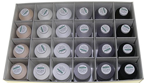 Madeira Overlock Premium Quality SET 24 Spulen a 1200m - 2
