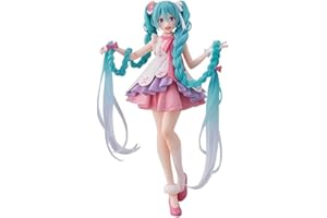 LKNBIF Hatsune Mi-KU Figura Figuras de Anime de Modelo de Personaje de PVC Anime Estatua Juguete de Regalo para Decoración para Niños Adultos Fanáticos del Anime 20cm