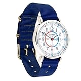 EasyRead time teacher ERW-RB-PT-NB Armbanduhr Past-To, Marineblau (2 Farben verfügbar)