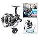 Produktbild Itian Angelrollen Karpfenrolle mit freilauf Salzwasser Spinnrolle Küsten Karpfenrolle Carp Fishing Reel mit Front Heckbremse 11+1BB Kugellager 4,7:1(IFR5000)