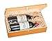 Produktbild Doppel Flasche, Holz Luxus-Geschenkbox für Wein, Champagner oder Whisky (Eiche dunkel)