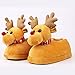 Produktbild LoveLeiter Unisex Plüsch Baumwolle lustige Haus Hausschuhe Winter Warm Indoor Weihnachten Hausschuhe Schuhe Kindergeschenk Weihnachten Mädchen Junge Kreatives Geschenk Neuheit (Gelb,M)