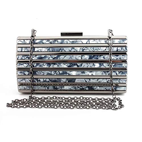 Preisvergleich Produktbild Goldina Damen Clutch Geldbörse Metall Hochzeit Geldbörse