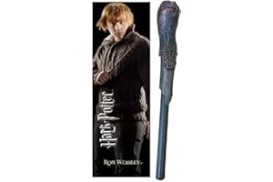 THE NOBLE COLLECTION Ron Weasley Wand Pen and Bookmark
