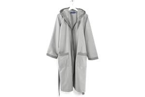 Caleffi Unisex Tecno Bicolor Bathrobe with Hood (pack of 1)