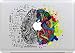 Produktbild Macbook Skin Aufkleber, Morbuy abnehmbare Kunst Creative Anti-Kratz-Beschichtung Skin Vinyl Schutz MacBook Aufkleber Pro 13 A1706 / A1708 ( Touch Bar /Non Touch Bar) (Gehirn)