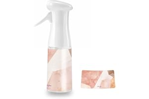 FACEWEGEN Friseur Sprühflaschen Kontinuierliche Mist Wasserzerstäuber,nachfüllbare Wasser Moisture Atomizer,Für Garten Pflanzen Friseur Salon (200ml, Morandi04)