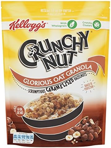 Crunchy Nut Caramelised Nuts Granola, 380 g, Pack of 6