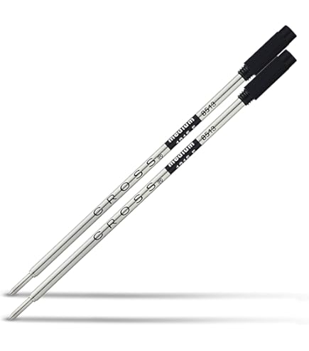 Ricariche Parker Quink Nere (3 Pezzi) - Punta Media 0.7mm, Scrivi Liscio Come La Seta! - 4