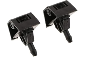 GAZECHIMP 1Pair Perfect Ricambio Monoforo Lavacristallo Ugello Tergicristallo Spray Universale Per Nissan QASHQAI I