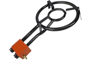 LA PAELLA Garcima 20305 Butane Gas Paellero, ferro, nero, 350 mm