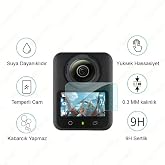 OSMO 360 Temperli Cam Ekran Koruyucu 9H (Dji Uyumlu)