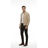 Erkek Ceket - Slim Fit Fitilli Dokulu Fermuarlı Mont - G&uuml;nl&uuml;k Şık Mevsimlik Spor Tasarım