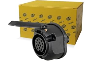 HELLA 8JB 005 949-011 Presa corrente, 13a... poli, con disinserimento retronebbia, Spina Contatto a vite, nero