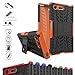 Produktbild Sony Xperia X Compact Kick-Ständer Hülle,Mama Mouth [Heavy Duty] Rugged Armor stoßfest Handy Schutzhülle Silikon Tasche Ständer Hülle Case mit Standfunktion für Sony Xperia X Compact Smartphone,Orange