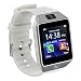 Produktbild Touch Screen Smart Uhr Smart Watch mit Handy Funktionen Bluetooth Fitness Schlaf Monitor Audio Play Facebook DZ09 Wei