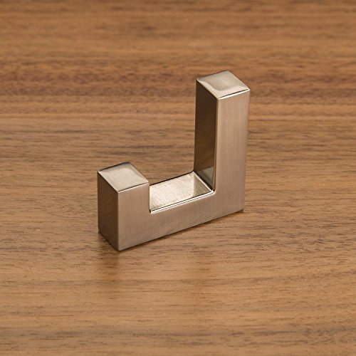 Moderner SO-TECH® Kleiderhaken Garderobenhaken Handtuchhaken Cosima 1-fach Edelstahloptik - 3