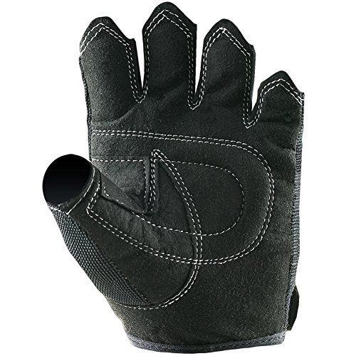 Fitnesshandschuhe „Power-Handschuh Komfort“ F4-1 / Sport- , Fitness- , Freizeit-Handschuhe / Farbe: schwarz / Für Männer, Frauen, Damen, Herren - 3
