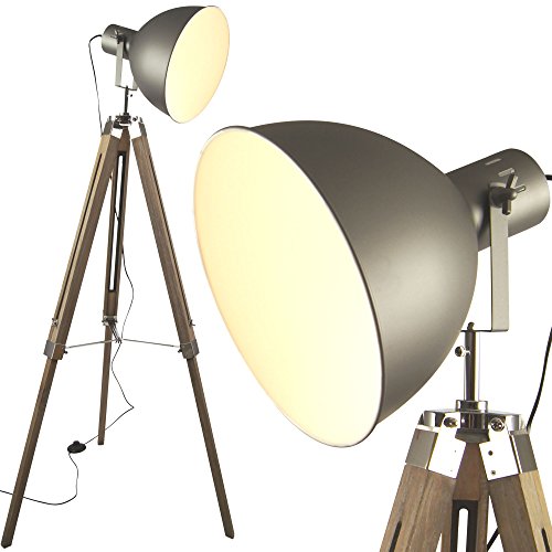 Tripod Stehlampe Tischleuchte Industrial Design Stehleuchte höhenverstellbar mq-l53