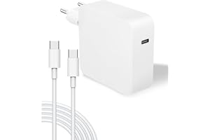 YDKDNF Chargeur Mac Book Pro, 106W USB-C Ordinateur Portable Adapter pour Mac Book Pro 16, 15, 14, 13 Pouces, Mac Book Air 13 Pouces, iPad Pro et Tous Les appareils USB C