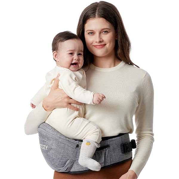 Porte-bébé Hanche Pandanling - Lauréat Mom's Choice, Siège Ergonomique 3-20 Kg, évolutif - 3