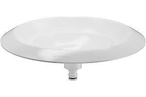 Gardena ClickUp! Bañera para pájaros: Moderna bañera para pájaros de 25 cm de diámetro, Que se Puede Combinar con el pie ClickUp! o el Soporte para Balcones ClickUp! de fácil manejo (11420-20)