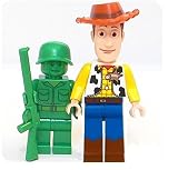 LEGO Disney Toy Story - Minifigur Woody and Green Army Soldat - Lego