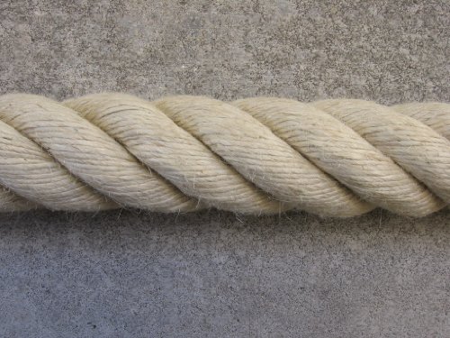 Handrail Rope, Cordoning Rope, Handrail Rope Natural Jute (40 MM) Colour Natural by Gepotex