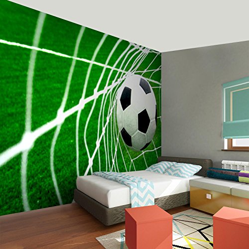 Fototapete Fussball 396 x 280 cm – Vliestapete – Wandtapete – Vlies Phototapete – Wand – Wandbilder XXL – !!! 100% MADE IN GERMANY !!! Runa Tapete 9050012a - 5