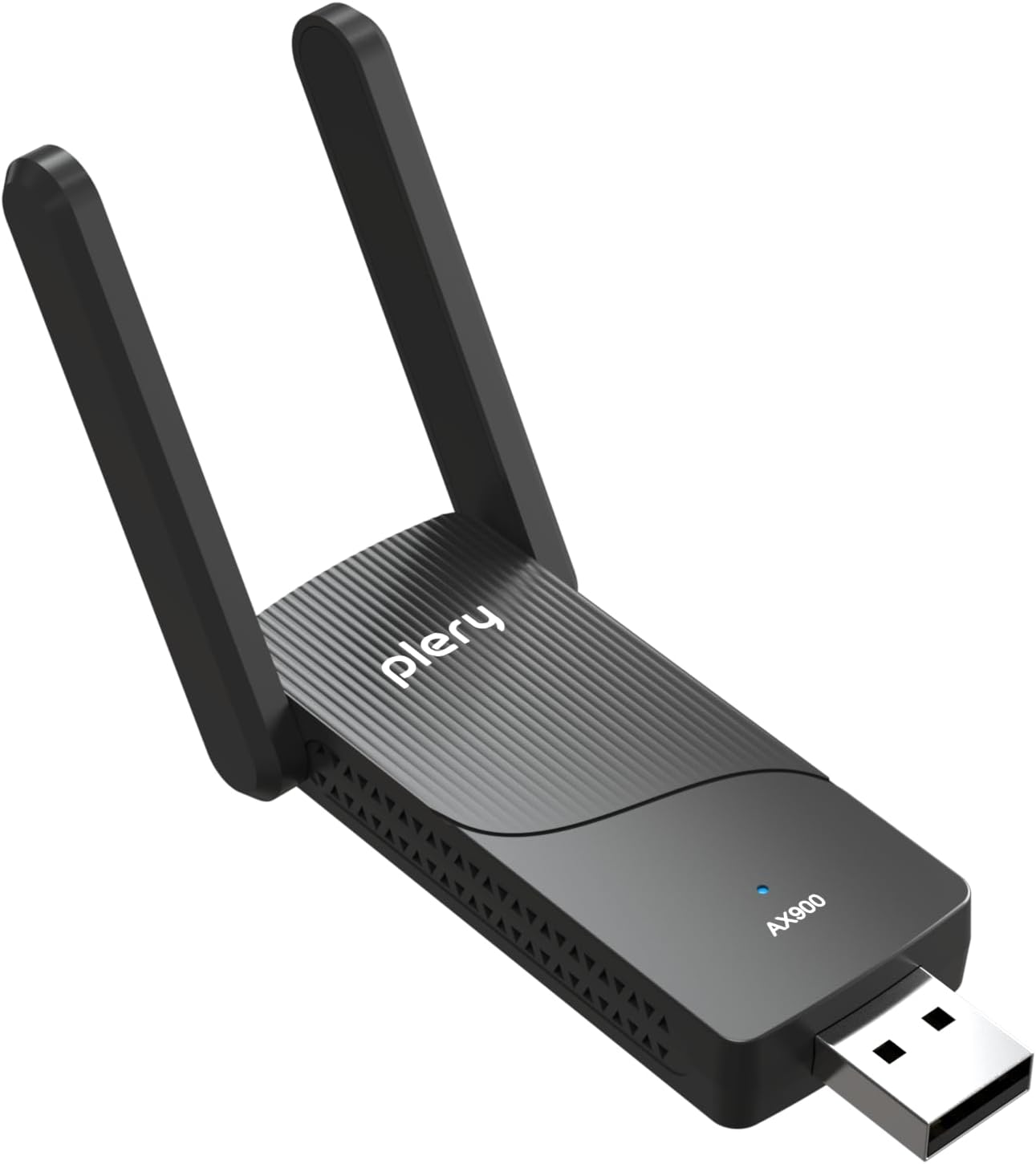 PLERY 2 en 1 Adaptador WiFi 6 AX900 + BT5.3 Bluetooth USB WiFi para PC, Doble Banda 5 GHz/2,4 GHz Antena WiFi, Controlador Integrado para Windows 10/11, Seguridad WPA3, Configuración Sencilla
