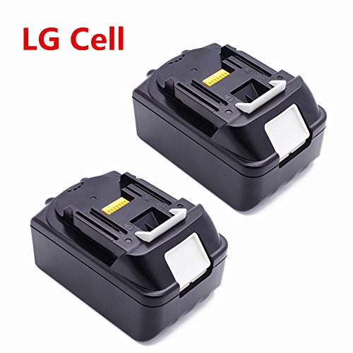 Ladegerät & 2X Akku für Makita BL1830 DC18RA DC18RC [Ladegerät 7.2 V-18V Li-Ion mit Makita BL1830 18 V 3,0 Ah Li-ion] - 2