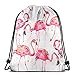 Produktbild best gift Flamingos Splashing Ink Art Drawstring Bags Gym Bag Backpack Shoulder Sackpack 16.9x14 inch